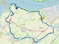 Fietsroute Stelling van Willemstad