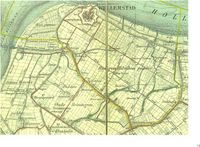 Topografische kaart van 1900