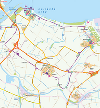 Afb. 30. Uitsnede topografische kaart 1944: Fijnaart - Nieuwe Molen