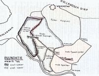 Afb. 7. Kaartje geïnundeerde polders